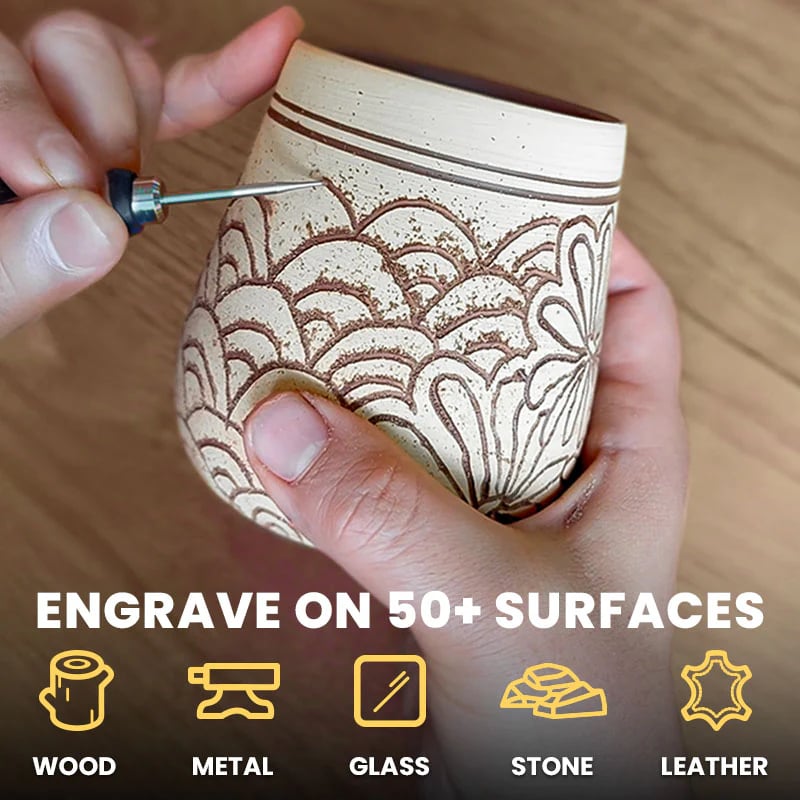 🔥Precision Engraving Pen with 3 speed adjustment speeds
