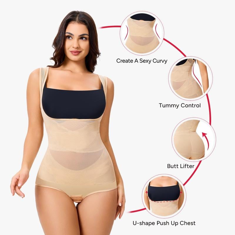 🎁2025 Women's Clothing Mesh Breathable Basic faja Shapewear