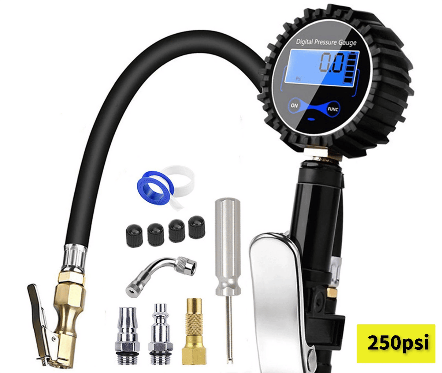 🚗🔥Digital Tire Inflator with Pressure Gauge