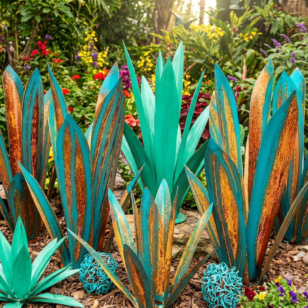 🌵💥Spring Promotional Price: $24.99🌵Waterproof Solar Garden LED Agave