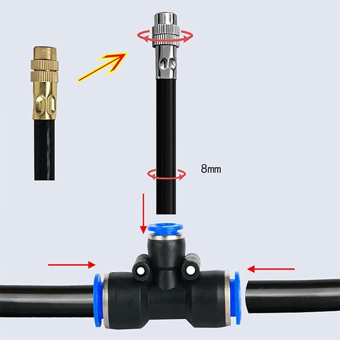 🔥🚿360° Curved Garden Automatic Irrigation System