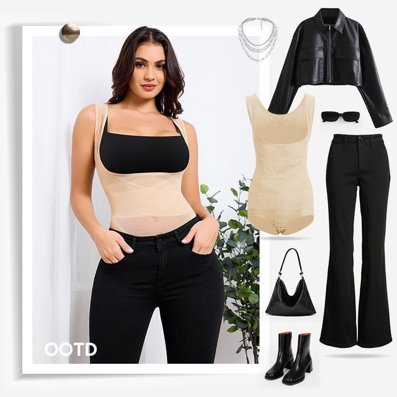 🎁2025 Women's Clothing Mesh Breathable Basic faja Shapewear