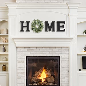 🏡Small sign, big warmth❤️Wooden "HOME" Letter Sign – Modern Farmhouse Wall Decor