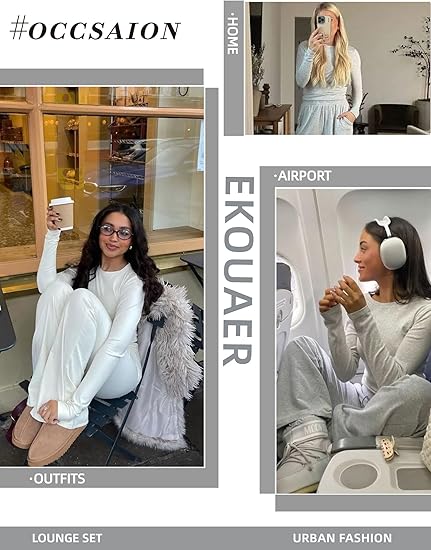 👚👖 Women's Casual Wear Long-Sleeved Loose-Fit Trouser Set 💕