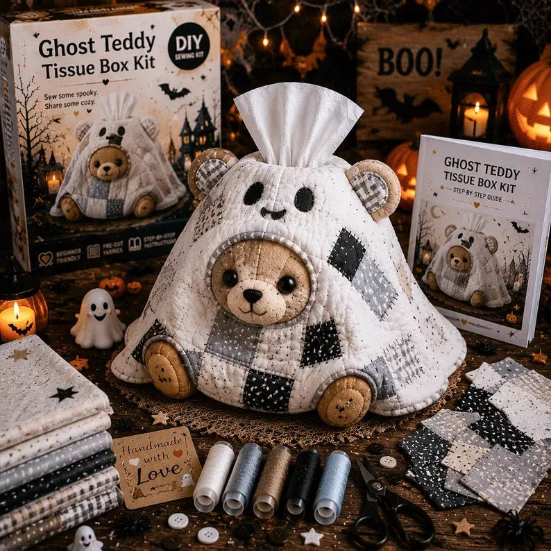 ⚡New Arrival🧵DIY Animal-Themed Patchwork-Style Tissue Box Kit