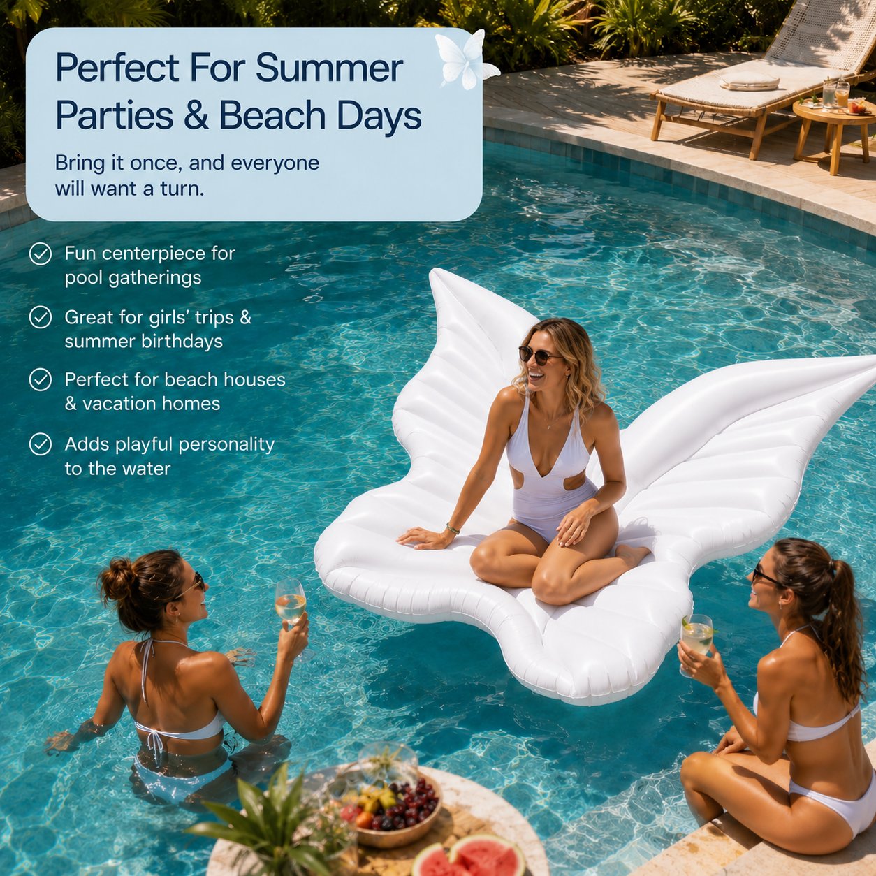 🦋Butterfly Wing Pool Float 🔥