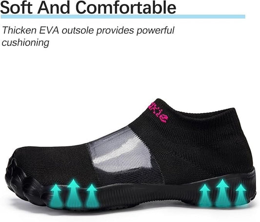 Summer Trekking Shoes Unisex Lightweight Breathable Drainage Quick-Dry Non-Slip