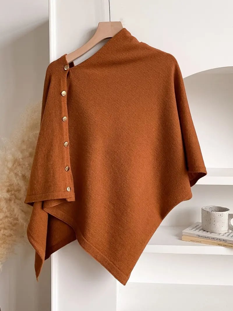 Women's Versatile Knitted Shawls Scarf Poncho Sweater-🍂 Cozy Autumn Cape