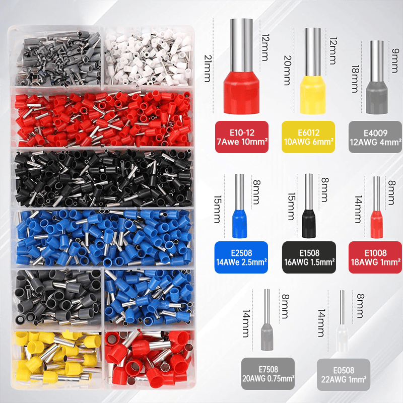 🔌Electricians' Trusted Choice: Professional Crimping Terminal Tool Kit ⚡