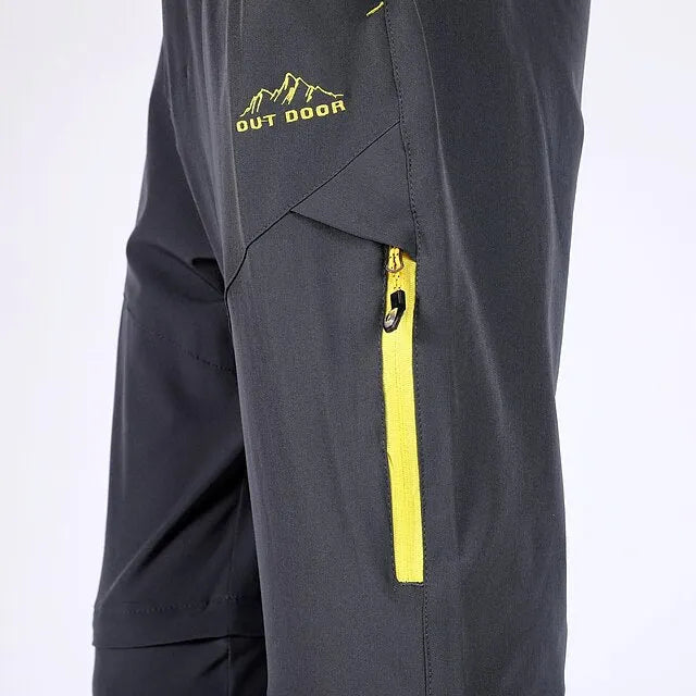 Men's 4-Season Convertible Hiking Pants | Waterproof & Quick-Dry