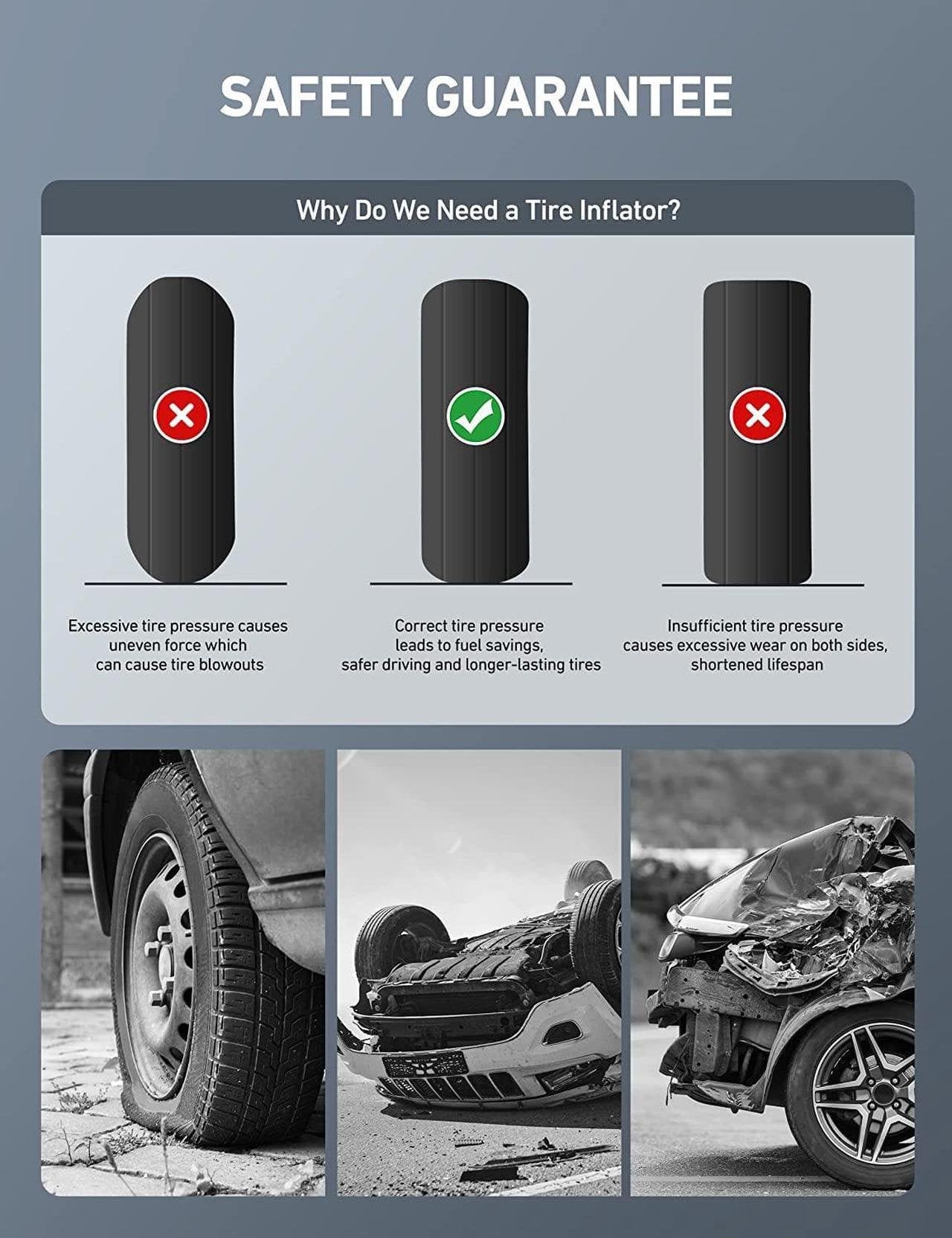 🚗🔥Digital Tire Inflator with Pressure Gauge