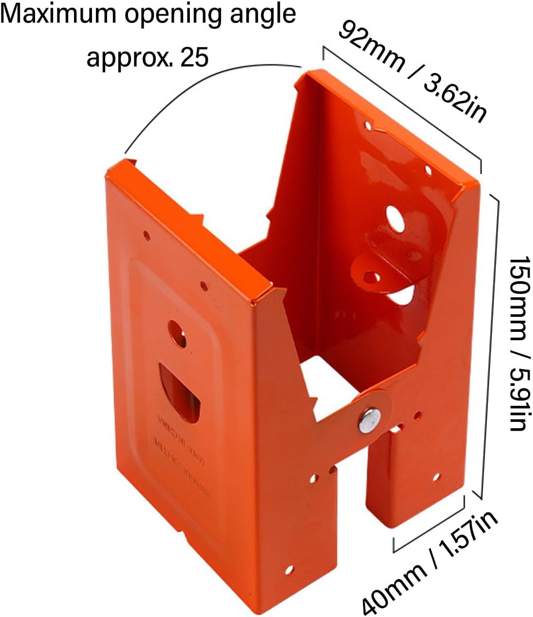 🛠️ 2Pcs Heavy Duty Sawhorse Brackets with Down Clamp