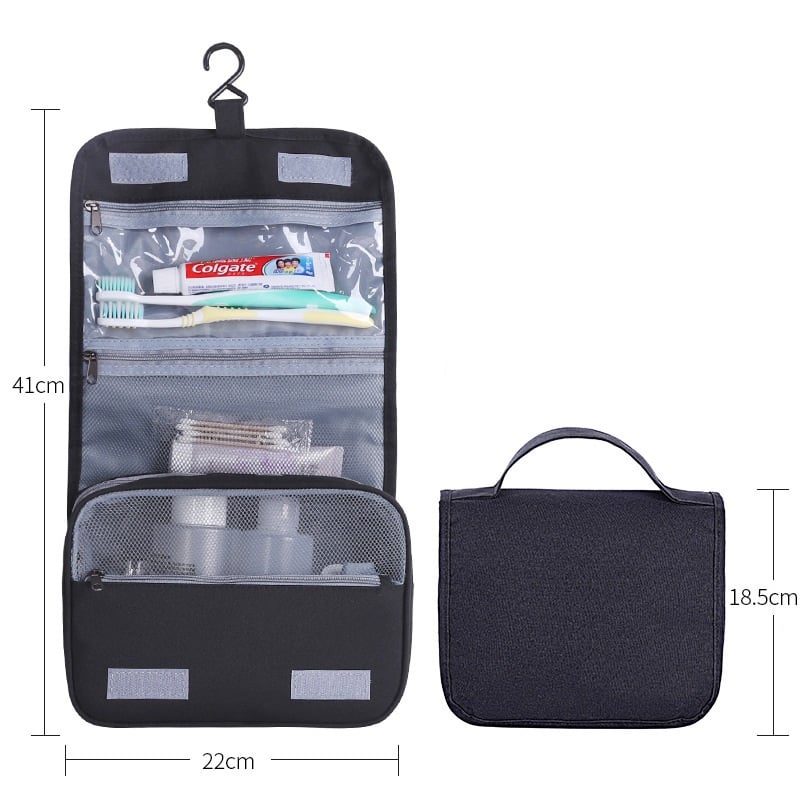 🔥 Toiletry Bag For Women With Hanging Hook