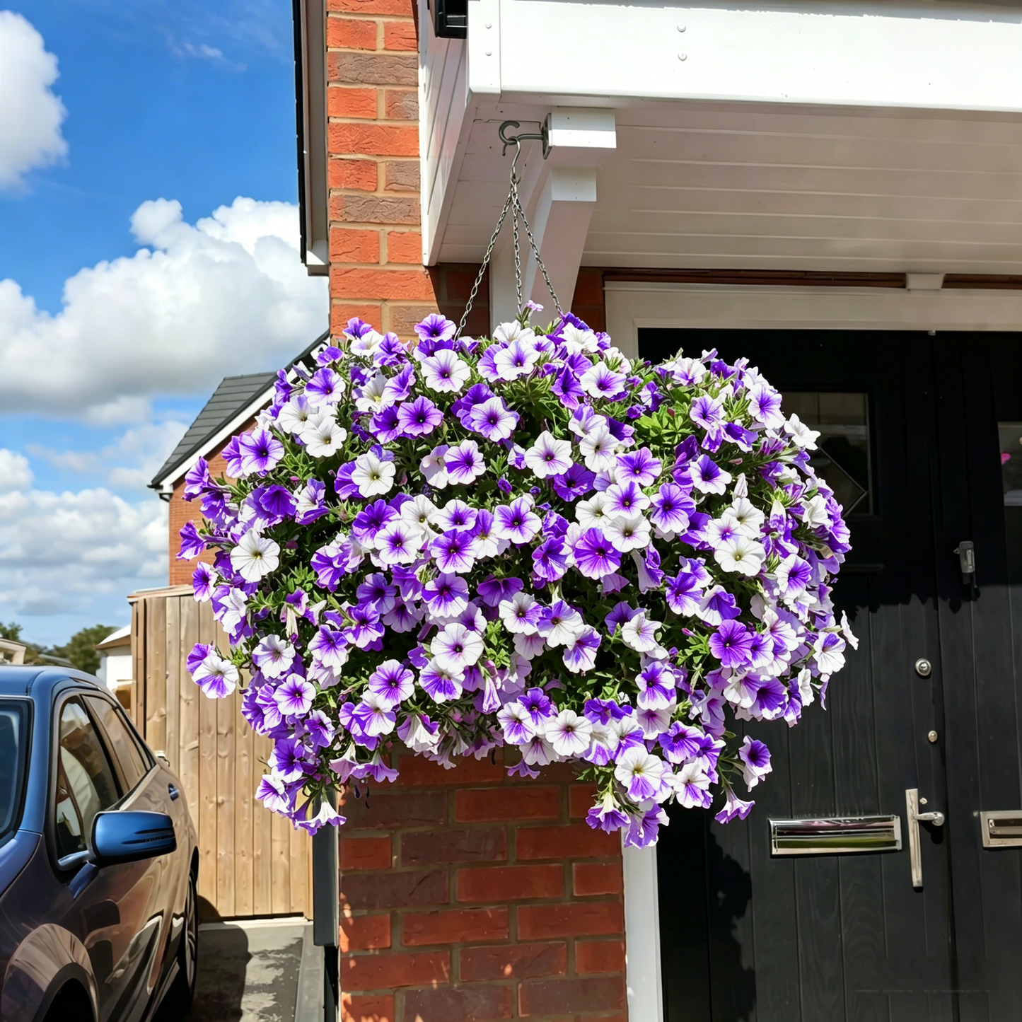 🔥Last Day 60% OFF😍Sunscreen and Rainproof Artificial Petunias Flowers🌺