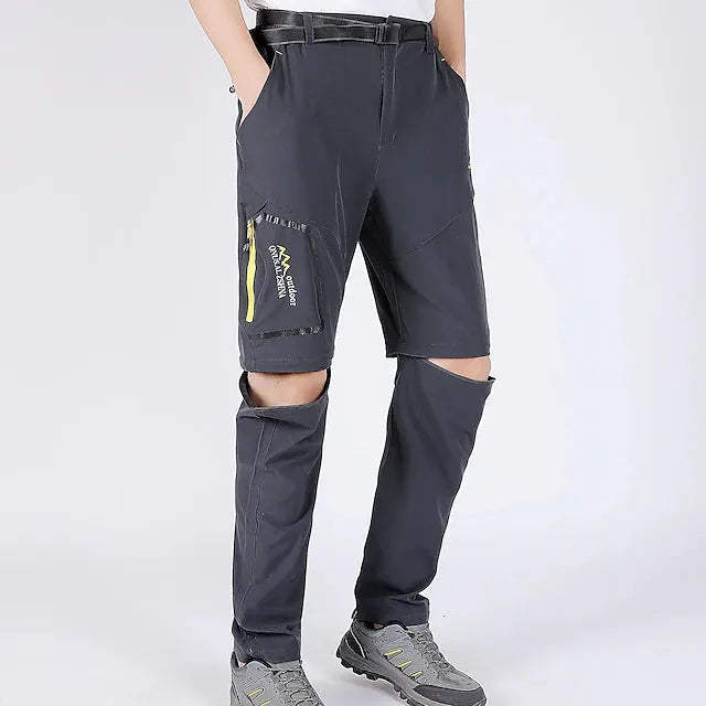 Men's 4-Season Convertible Hiking Pants | Waterproof & Quick-Dry