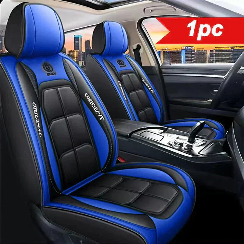 🚗Full-coverage PU Leather Car Seat Covers – Universal, suitable for sedans, SUVs, and trucks