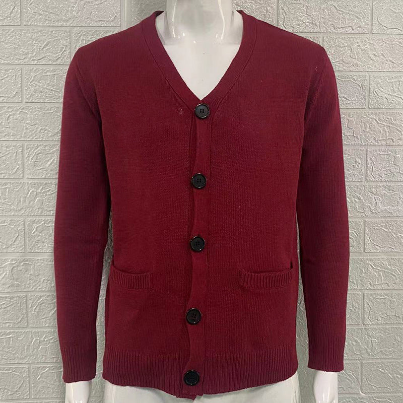 🏆 Bestseller 🧶 Men's V-Neck Knit Cardigan – Timeless Silhouette & All-Day Comfort for Every Occasion