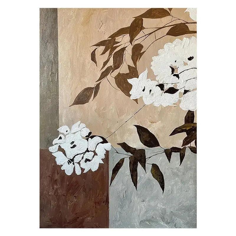 Hand-painted Wabi-sabi Wall Art