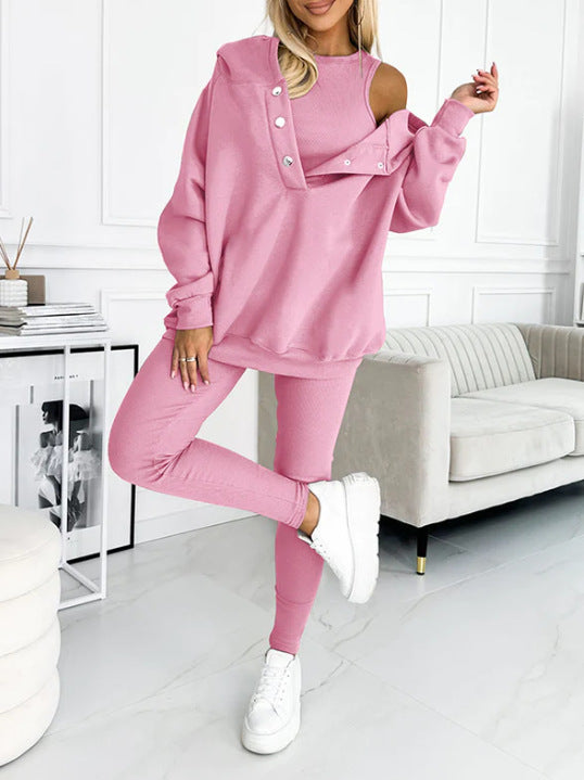 💜 Hooded Casual and Comfortable Sweatshirt Suit