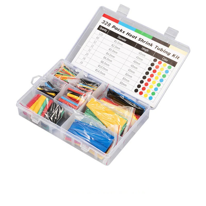🔥 Heat Shrink Tubing Kit – 580 PCS with Case, 3:1 Ratio & Waterproof Sealing 🛠️📦