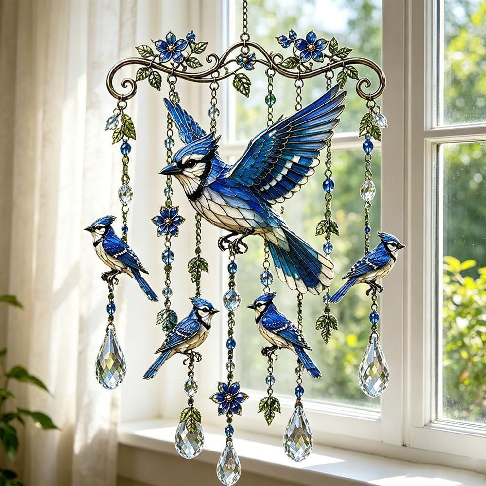 🐦🎐Graceful Hummingbird Wind Chime, Bring Beauty, Peace To Your Garden