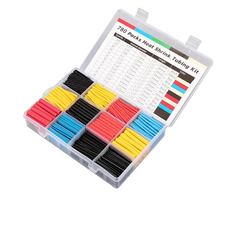 🔥 Heat Shrink Tubing Kit – 580 PCS with Case, 3:1 Ratio & Waterproof Sealing 🛠️📦