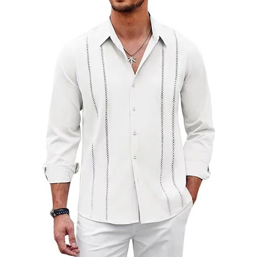 Men's Single Colour Long Sleeve Top