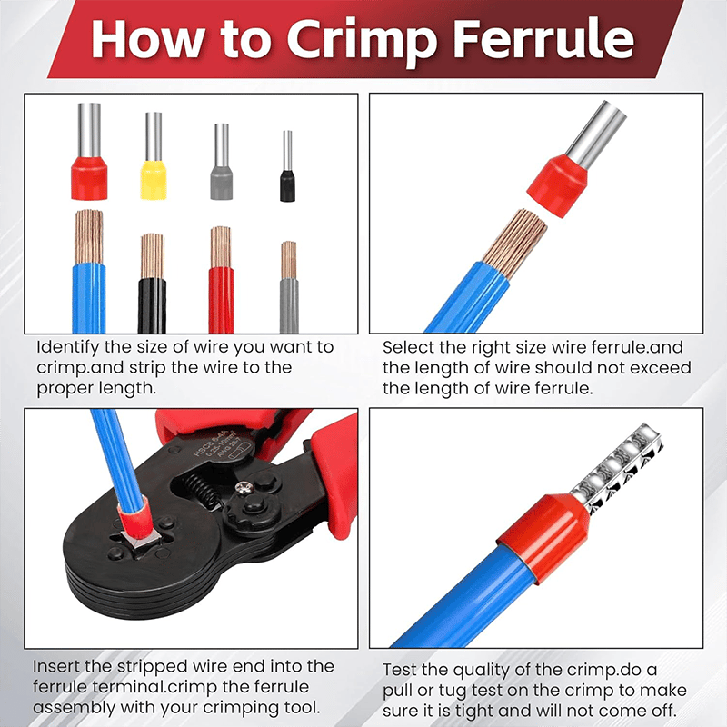 🔌Electricians' Trusted Choice: Professional Crimping Terminal Tool Kit ⚡