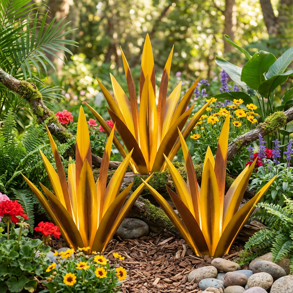 🌵💥Spring Promotional Price: $24.99🌵Waterproof Solar Garden LED Agave