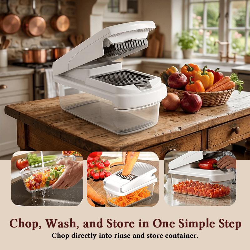 🍔hot sale 50% off 🥦15-Piece Vegetable Chopper Set