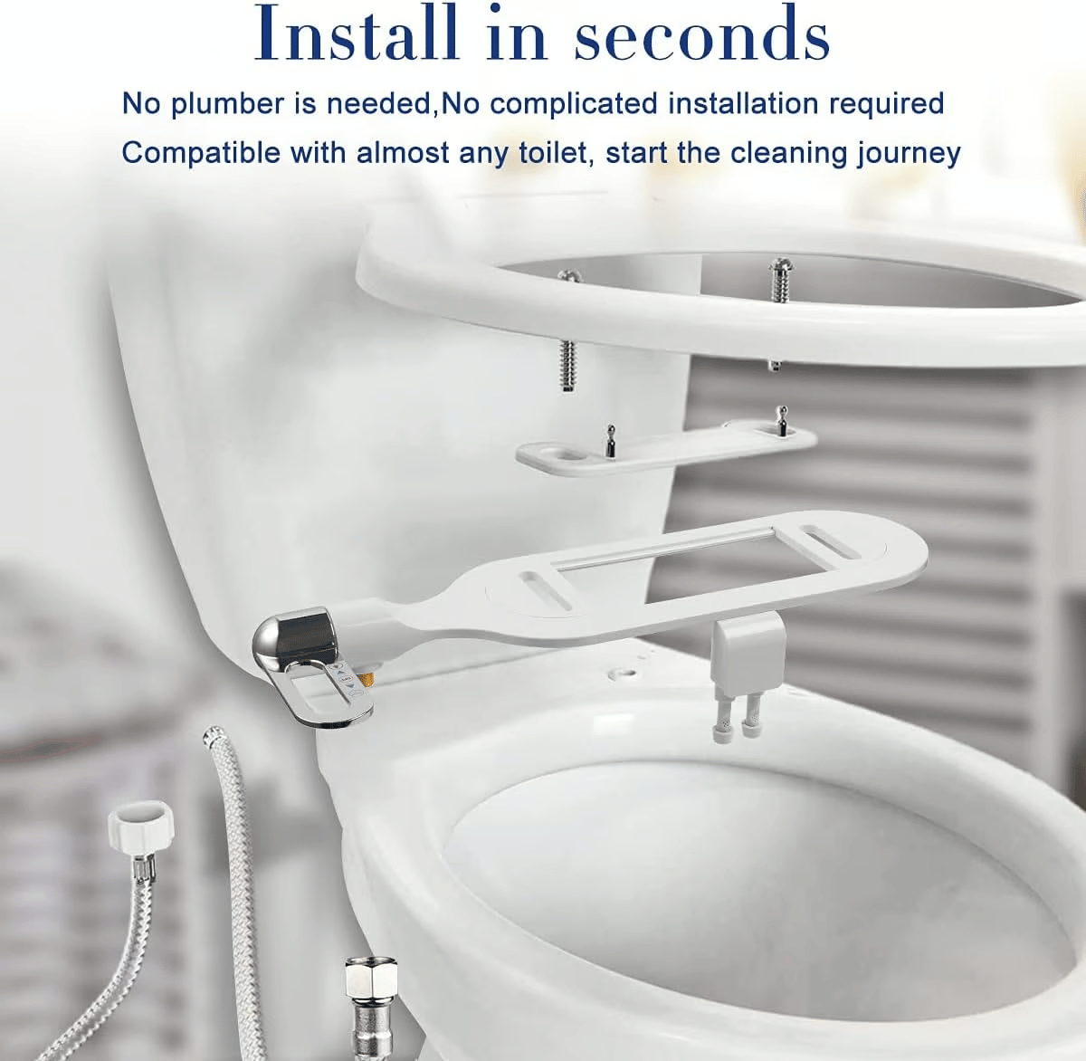 👩‍🦰Toilet Bidet Attachment — (Feminine Wash & Posterior Wash) 💕