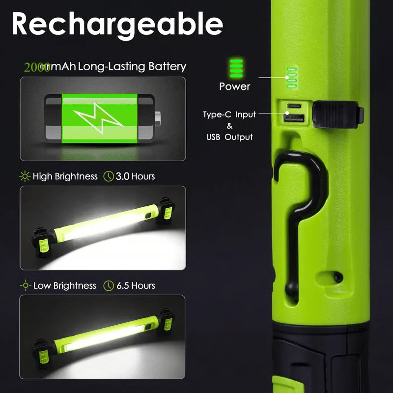 🌟🔦Lumens Rechargeable Work Light — Bright, Tough & Built for Every Job💡