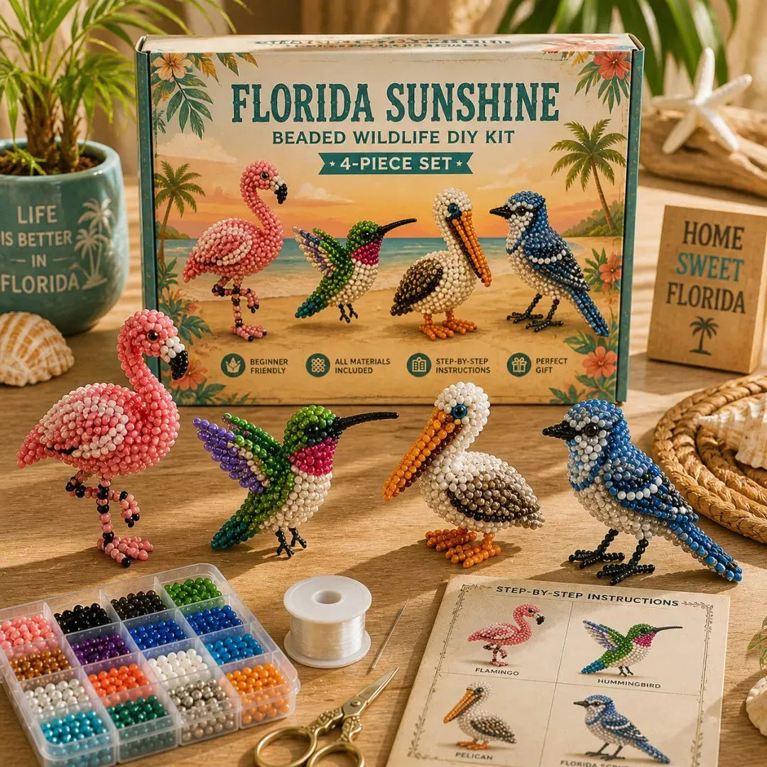 🧵Mini 3D Beaded Animal Craft Kit