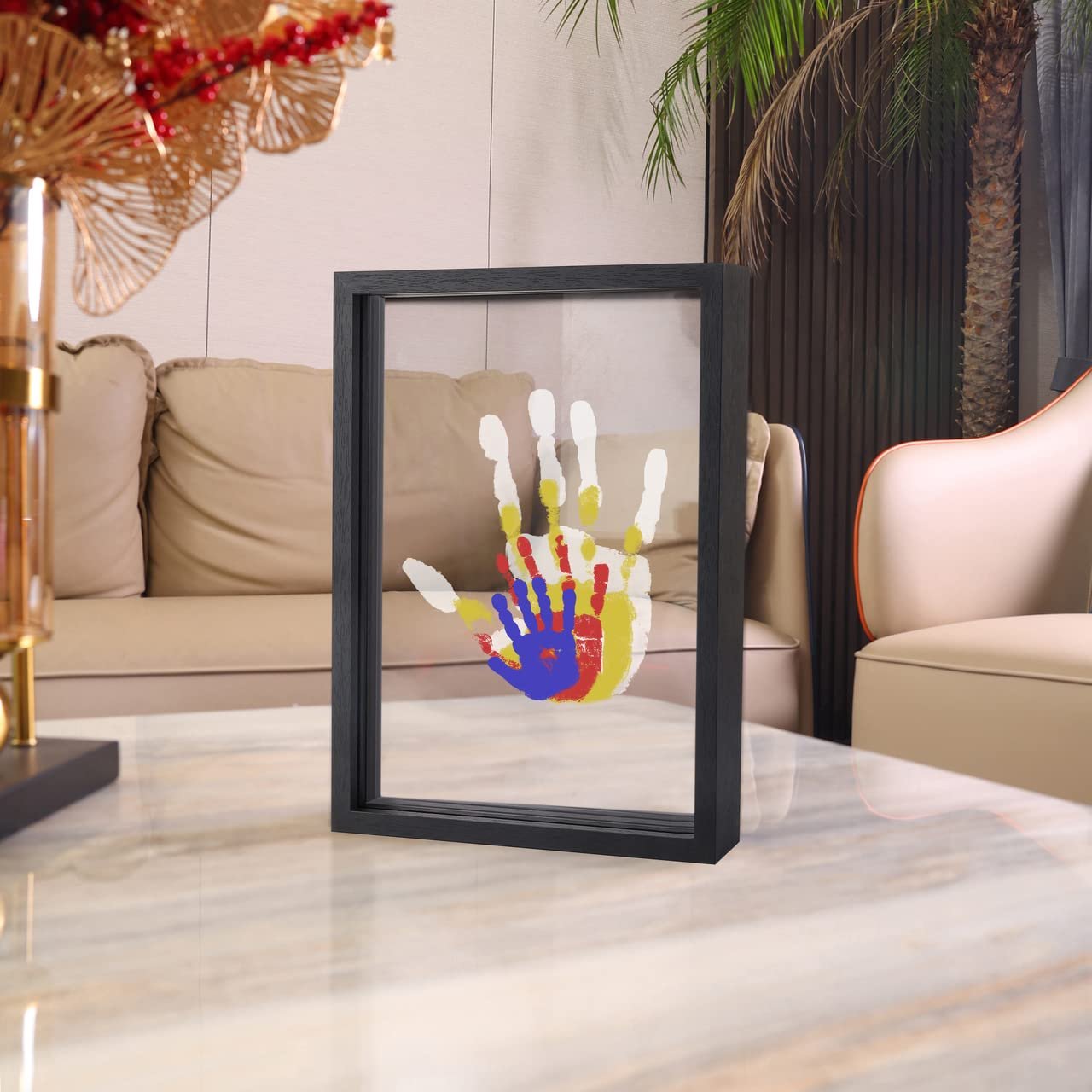 🎁Best Gift-Family Handprint Kit🌸Non-Toxic, Odorless, And Harmless