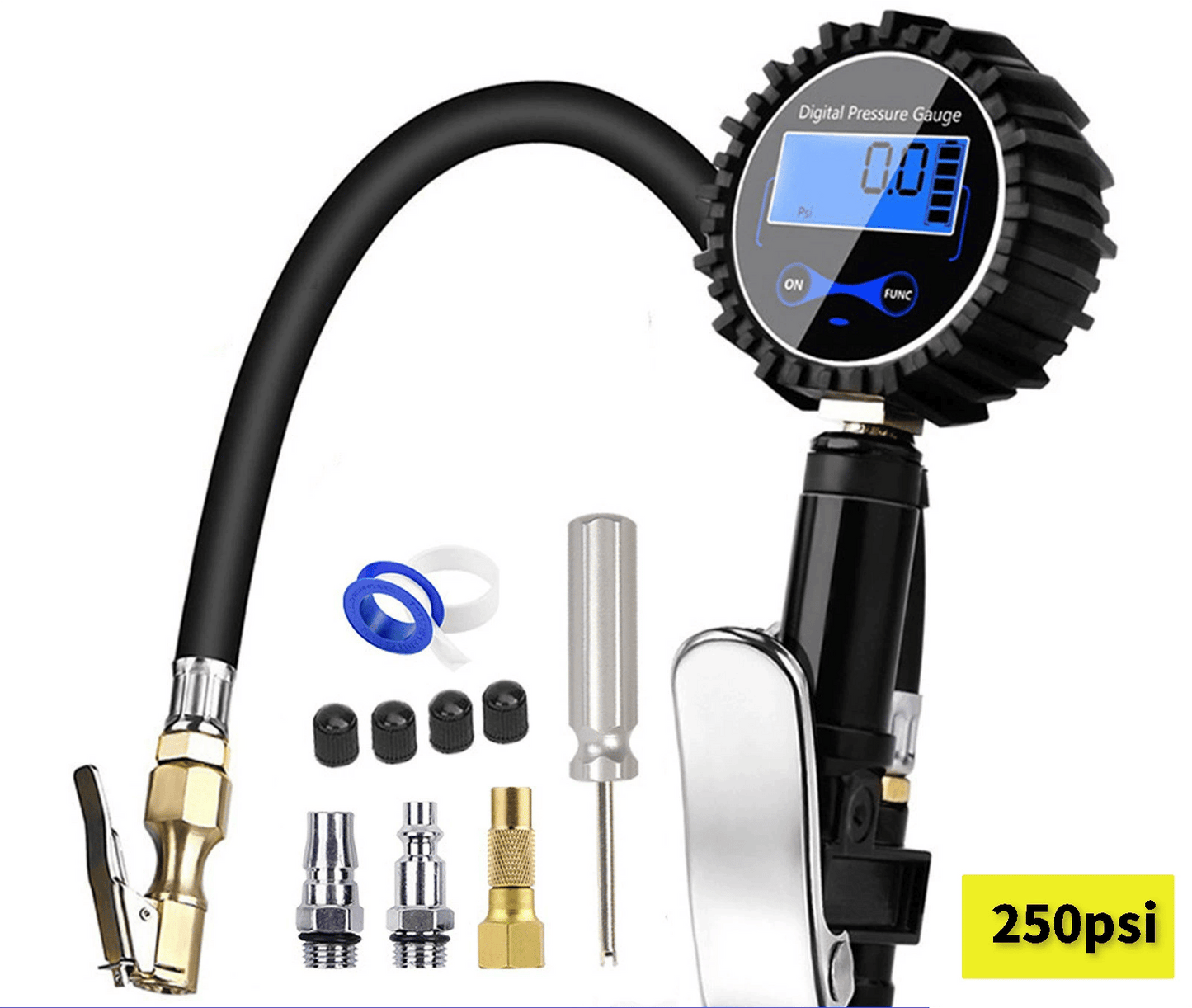 🚗🔥Digital Tire Inflator with Pressure Gauge