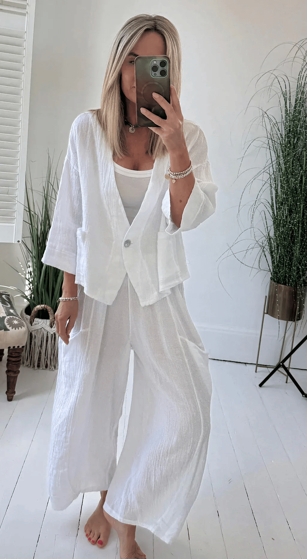 🔥2025 New Arrivals Women's Summer Daily Casual Breathable Linen Suit(Buy 2 Free Shipping)
