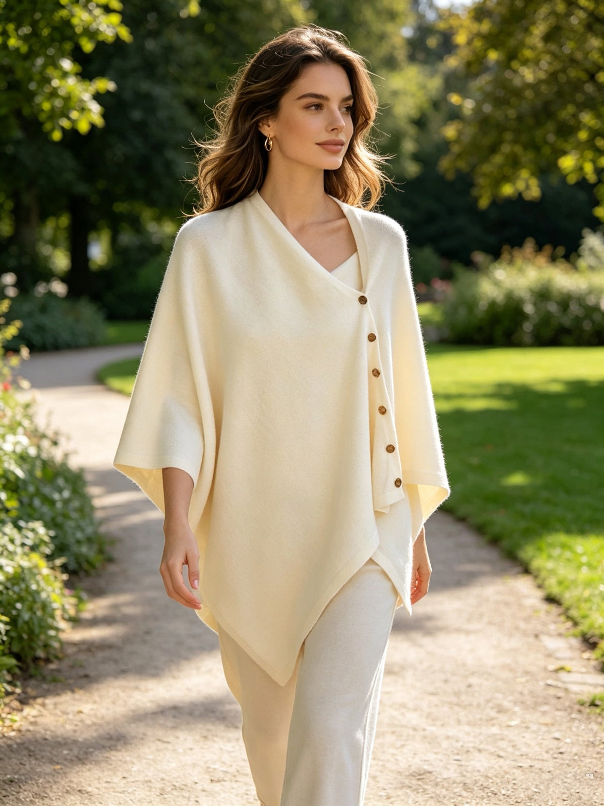 Women's Versatile Knitted Shawls Scarf Poncho Sweater-🍂 Cozy Autumn Cape
