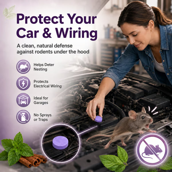 💥Limited time offer: 55% off🐀Natural scented rodent repellent tablets
