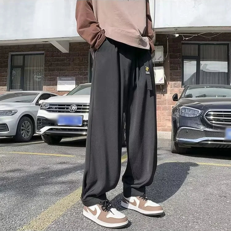Loose Fit Wide Leg Vintage Elastic Waist Casual Pants (Buy 2 Free Shipping)
