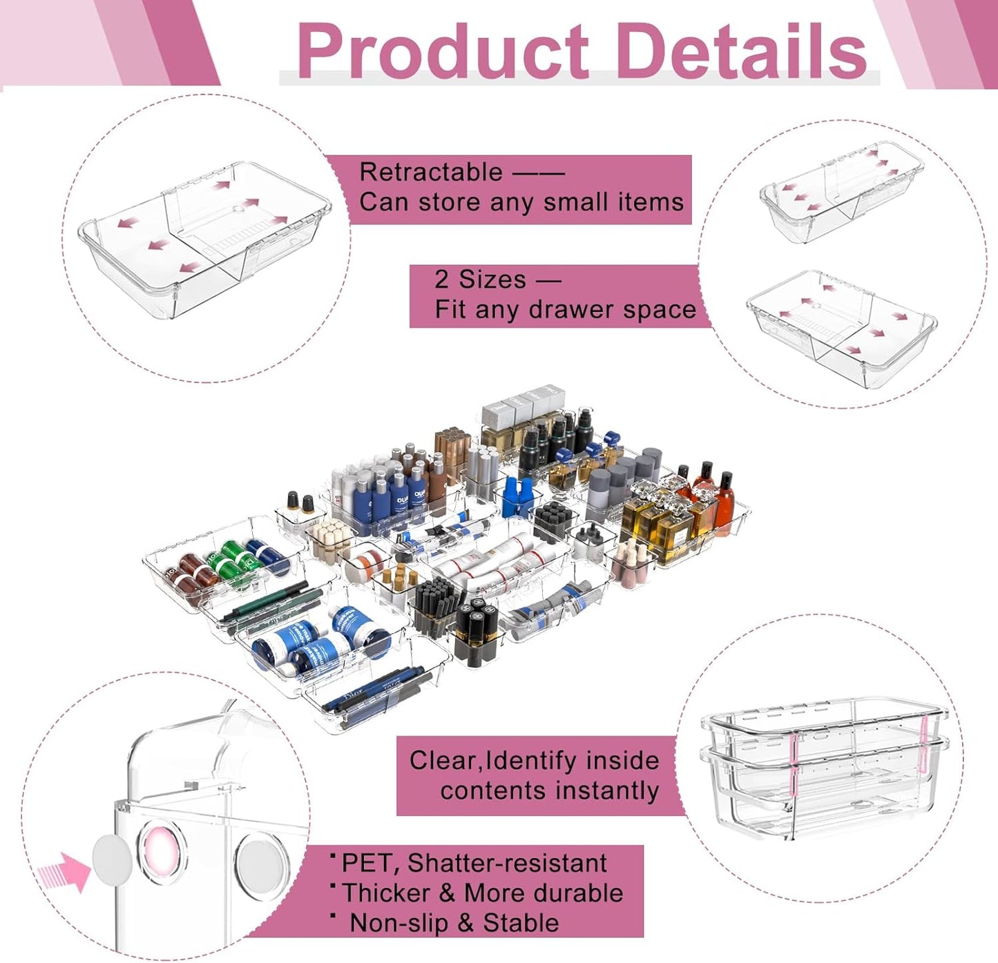 🎁2026 Hot Sale 49% OFF🧩 Expandable Drawer Organizer