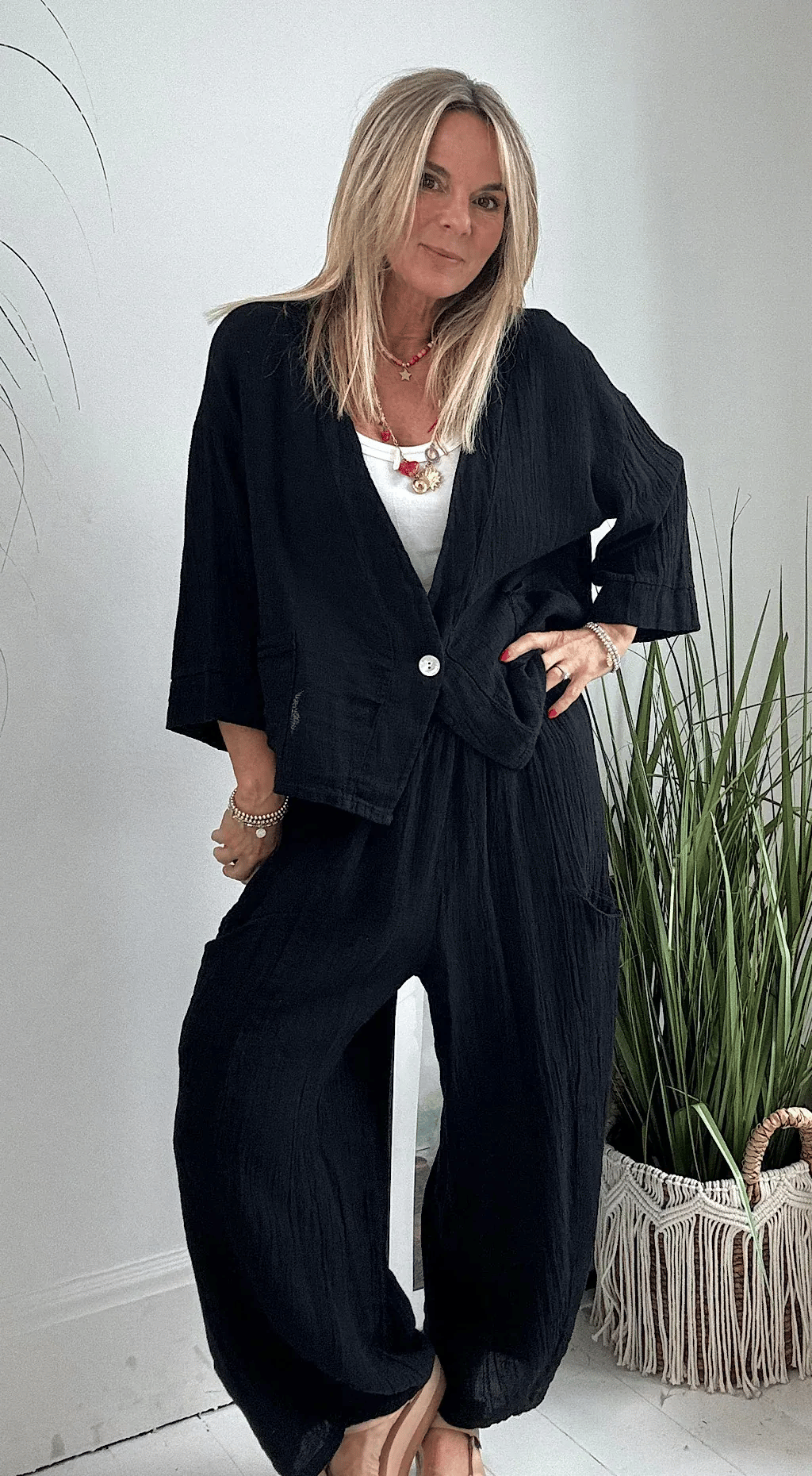🔥2025 New Arrivals Women's Summer Daily Casual Breathable Linen Suit(Buy 2 Free Shipping)