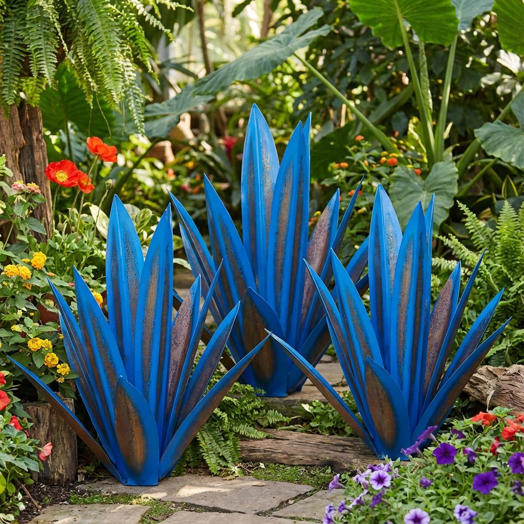 🌵💥Spring Promotional Price: $24.99🌵Waterproof Solar Garden LED Agave