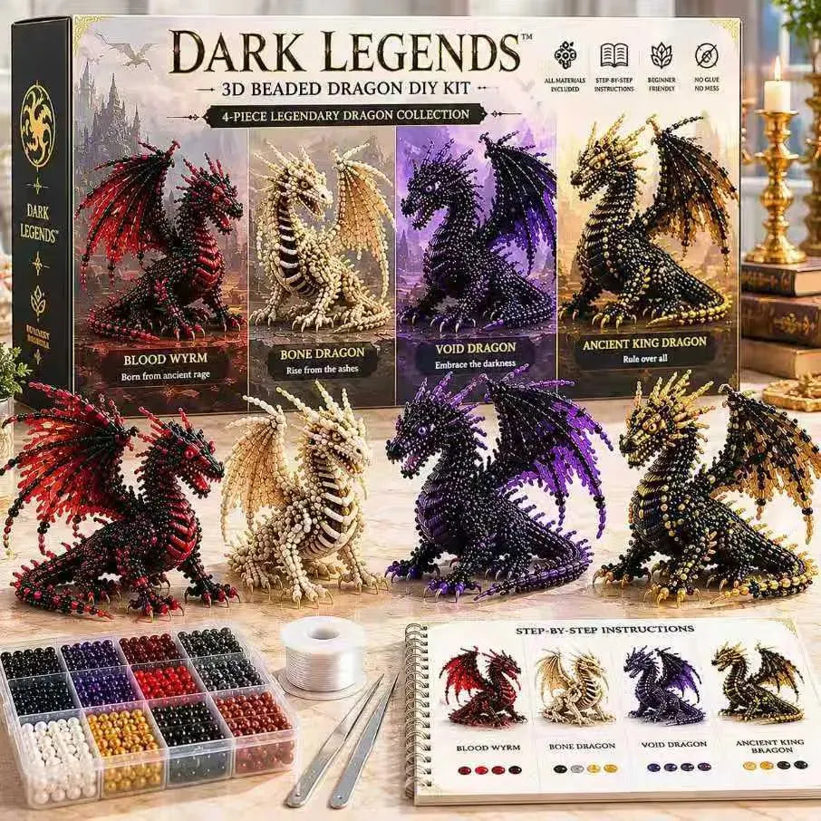 🧵Mini 3D Beaded Animal Craft Kit