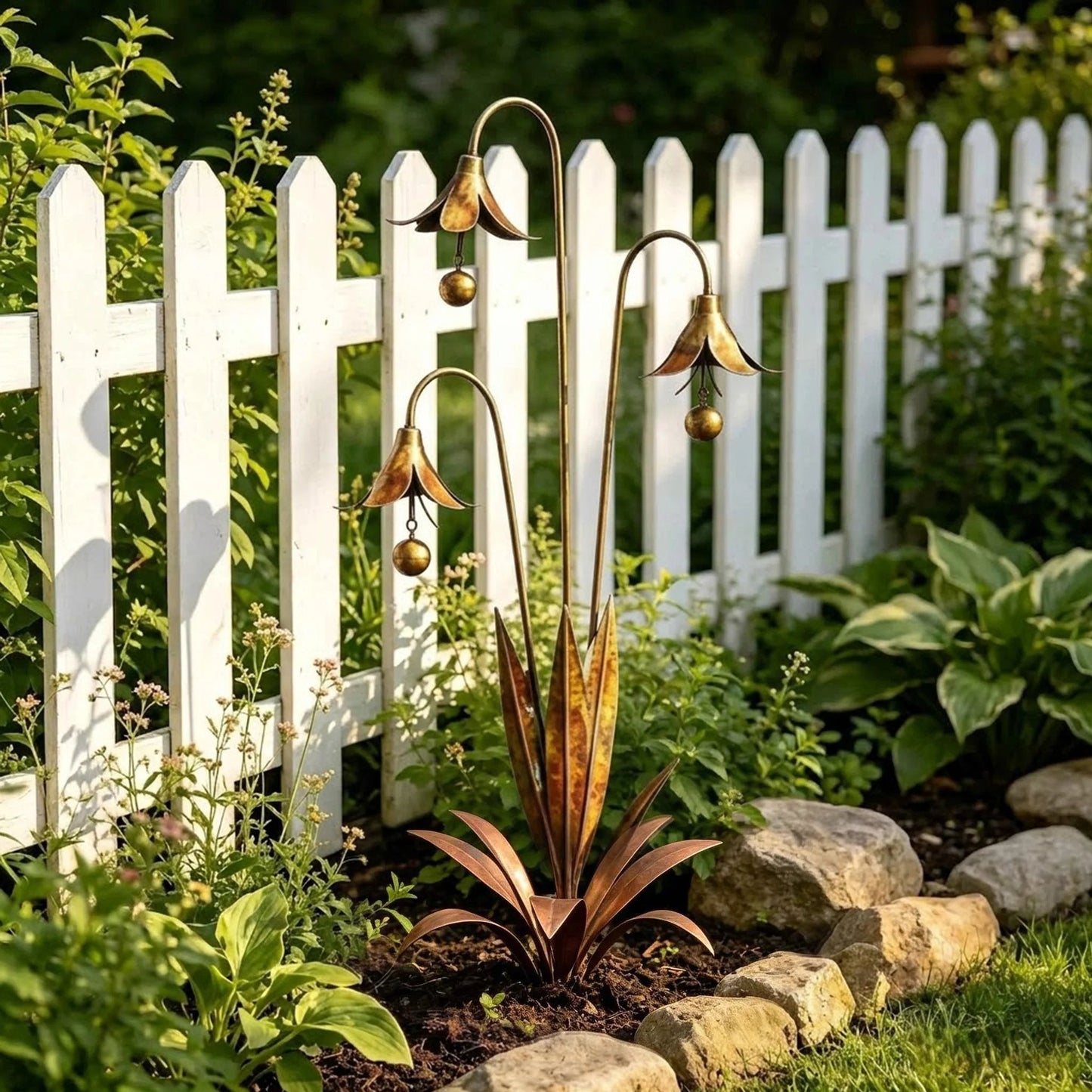 🔥 Limited-Time Offer! Blue Bellflower Garden Stakes – A Charming Melody for Your Outdoor Space