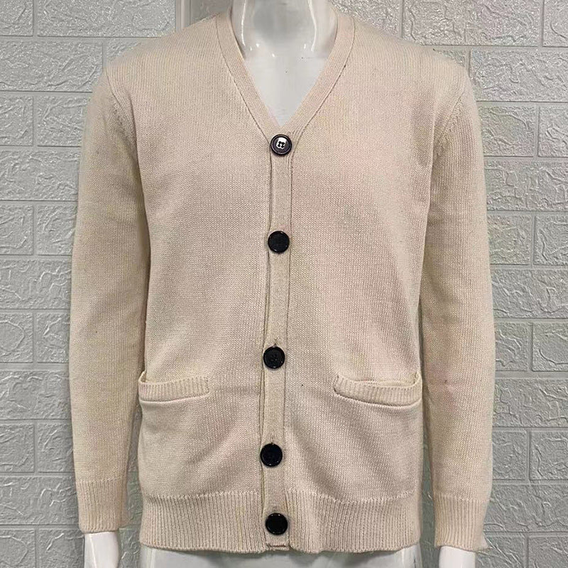 🏆 Bestseller 🧶 Men's V-Neck Knit Cardigan – Timeless Silhouette & All-Day Comfort for Every Occasion