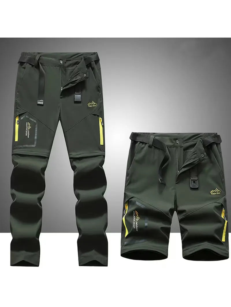 Men's 4-Season Convertible Hiking Pants | Waterproof & Quick-Dry