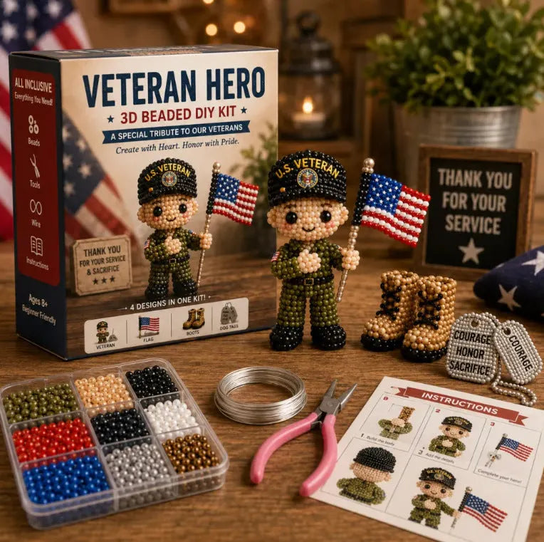 🧵Mini 3D Beaded Animal Craft Kit