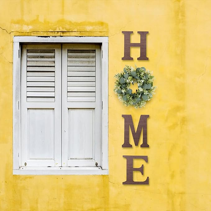🏡Small sign, big warmth❤️Wooden "HOME" Letter Sign – Modern Farmhouse Wall Decor