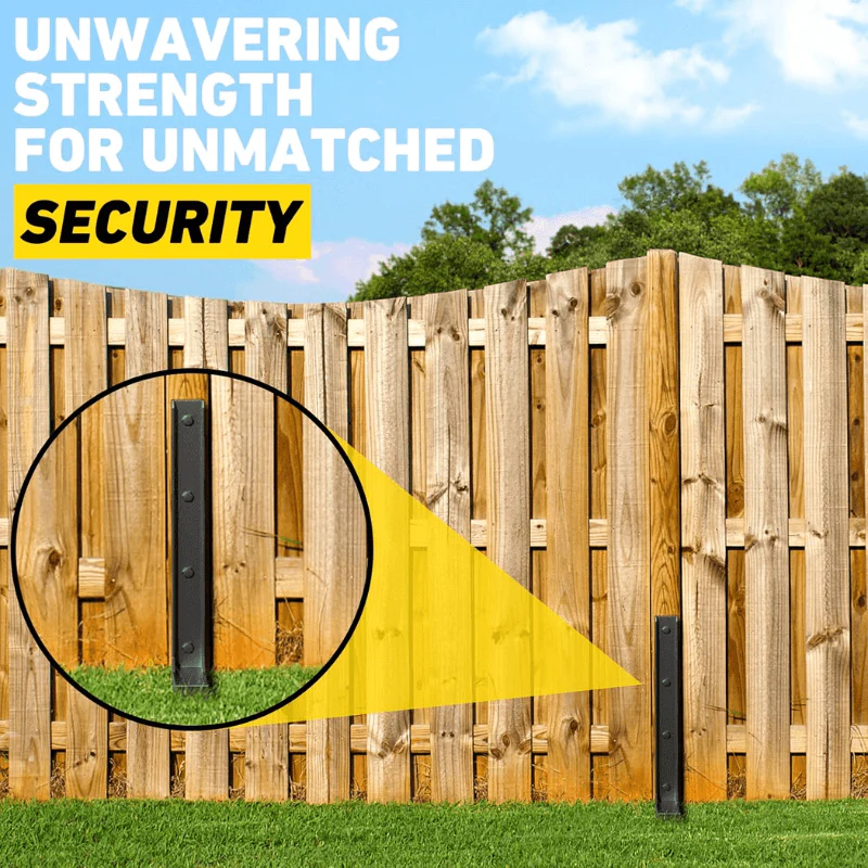 Extra-Thick, Heavy-Duty Fence Post Anchor Stakes