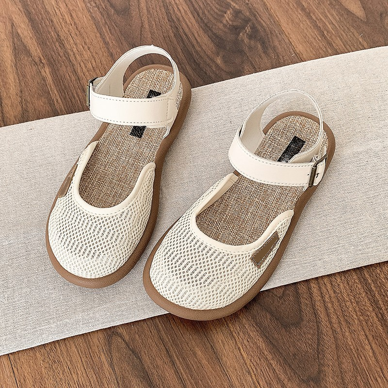 📢📢50% OFF !! ⏰Breathable Mesh Flat Sandals with Ankle Strap